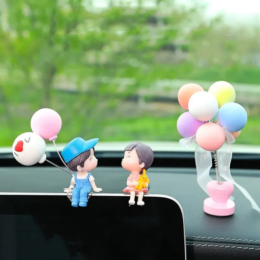 Car Couple Ornaments Car Interior Accessories Cute Kissing Couple Dolls Electric Car Decoration Ornaments Small Home Ornaments